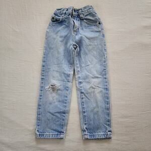 Vintage Lee Distressed Jeans 5t SLIM